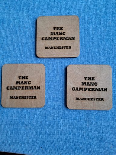 Bespoke, handmade and engraved coasters