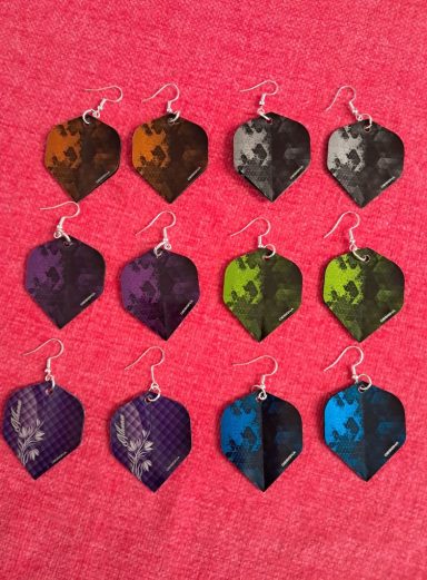 Darts earrings